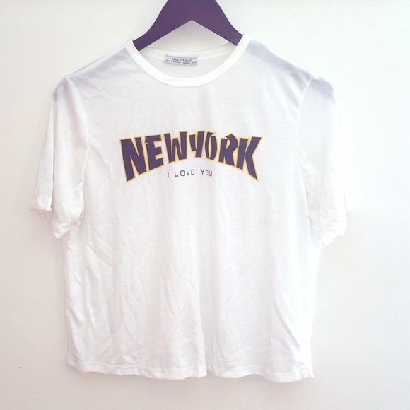 Zara new york t shirt Clearance